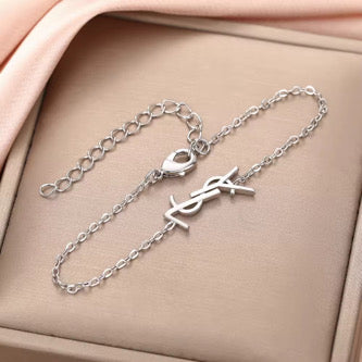 Damen Armband Silber Edelstahl Wasserfester Schmuck