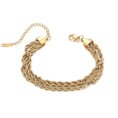 Damen Edelstahl Armband wasserfest