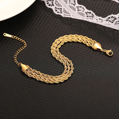 Damen Edelstahl Armband wasserfest