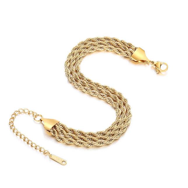 Damen Edelstahl Armband wasserfest