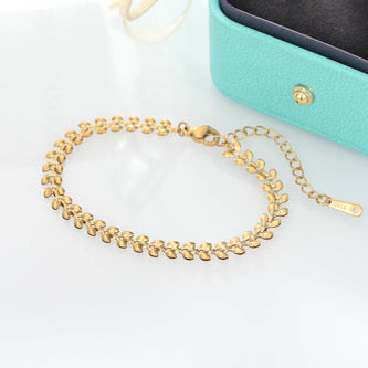 Damen Armband Edelstahl 100% Wasserfest