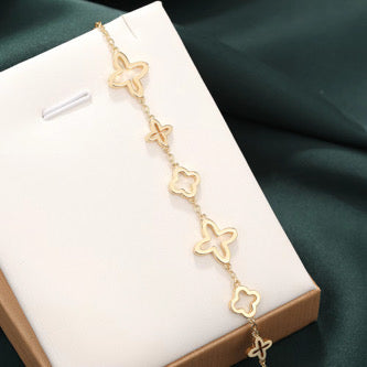 Damen Gold Armband Wasserfest