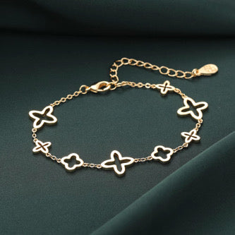 Damen Gold Armband Wasserfest