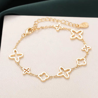Damen Gold Armband Wasserfest