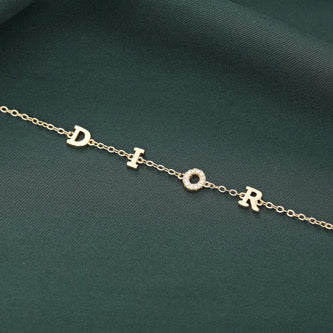 Damen Armband Edelstahl 18k vergoldet