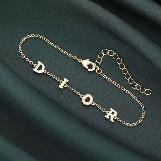 Damen Armband Edelstahl 18k vergoldet
