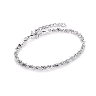 Silber Armband Edelstahl Wasserfest