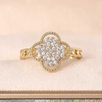 Verstellbare Ring Gold 18k vergoldet