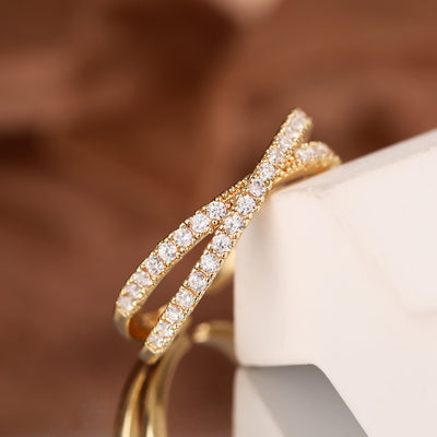 Verstellbare Ringe 18k vergoldet