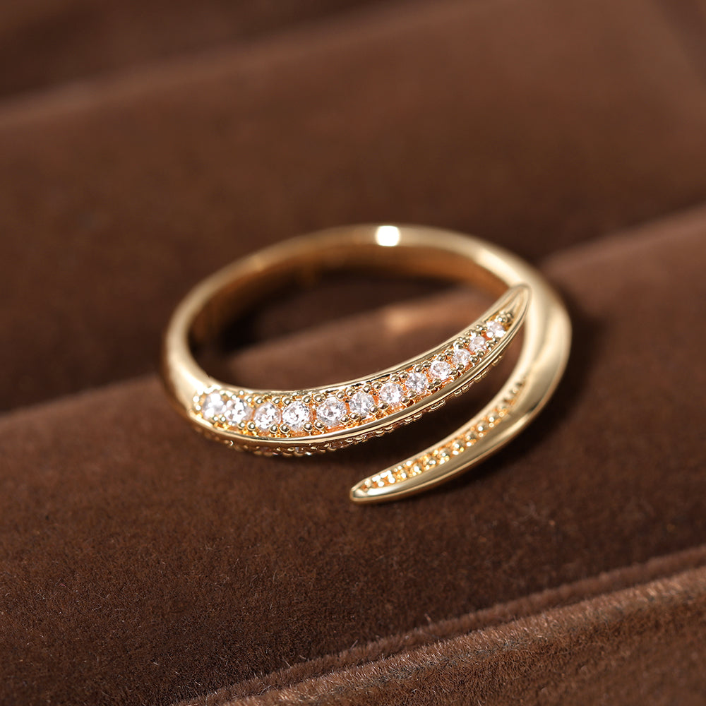 Verstellbare Ringe 18k verfolgdet