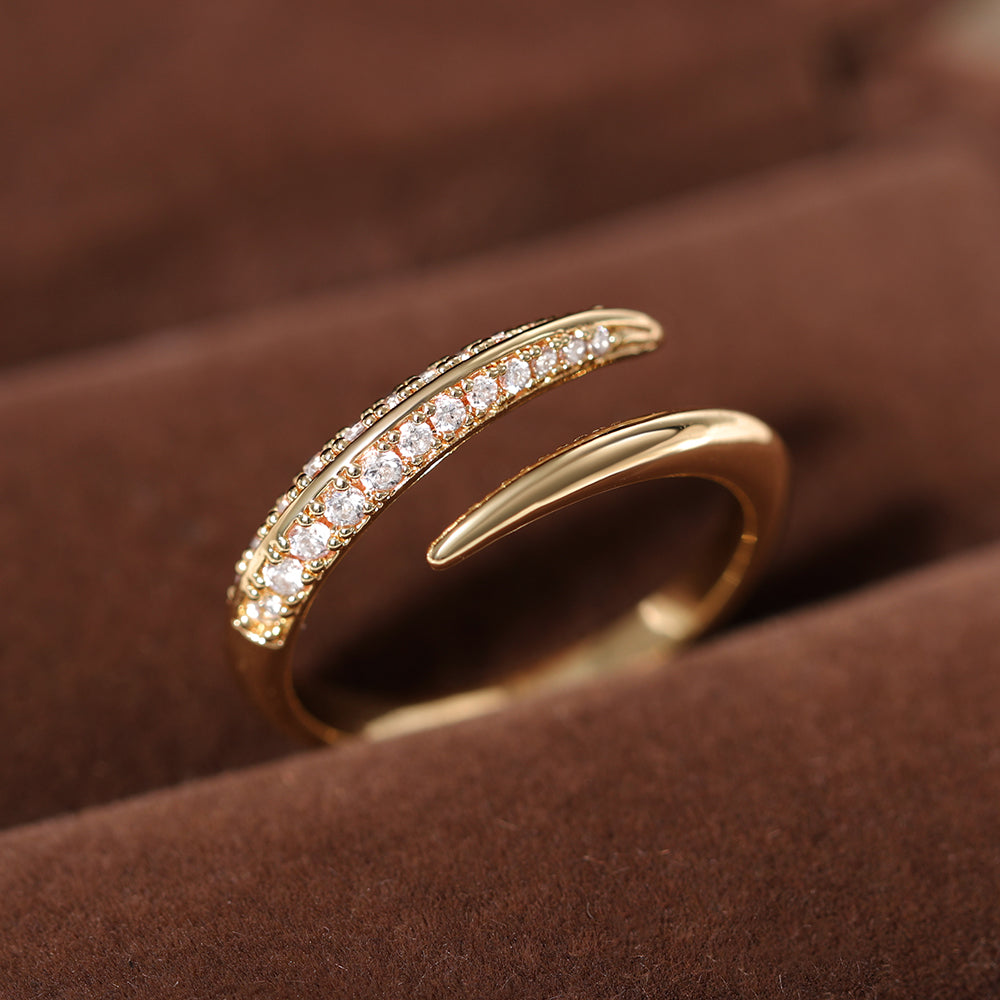 Verstellbare Ringe 18k verfolgdet