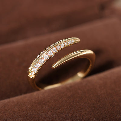 Verstellbare Ringe 18k verfolgdet