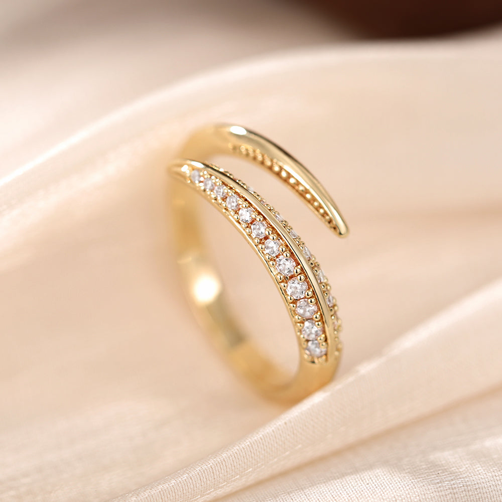 Verstellbare Ringe 18k verfolgdet
