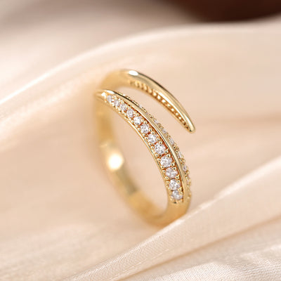 Verstellbare Ringe 18k verfolgdet