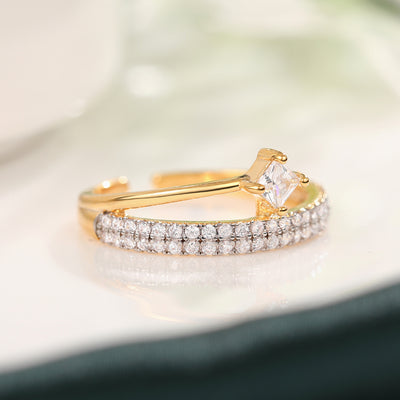 Verstellbare Ringe 18k vergoldet