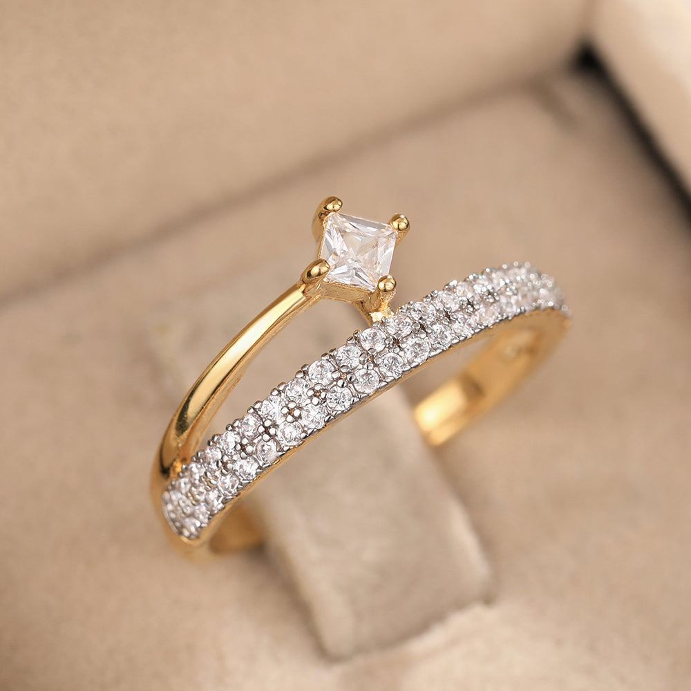 Verstellbare Ringe 18k vergoldet