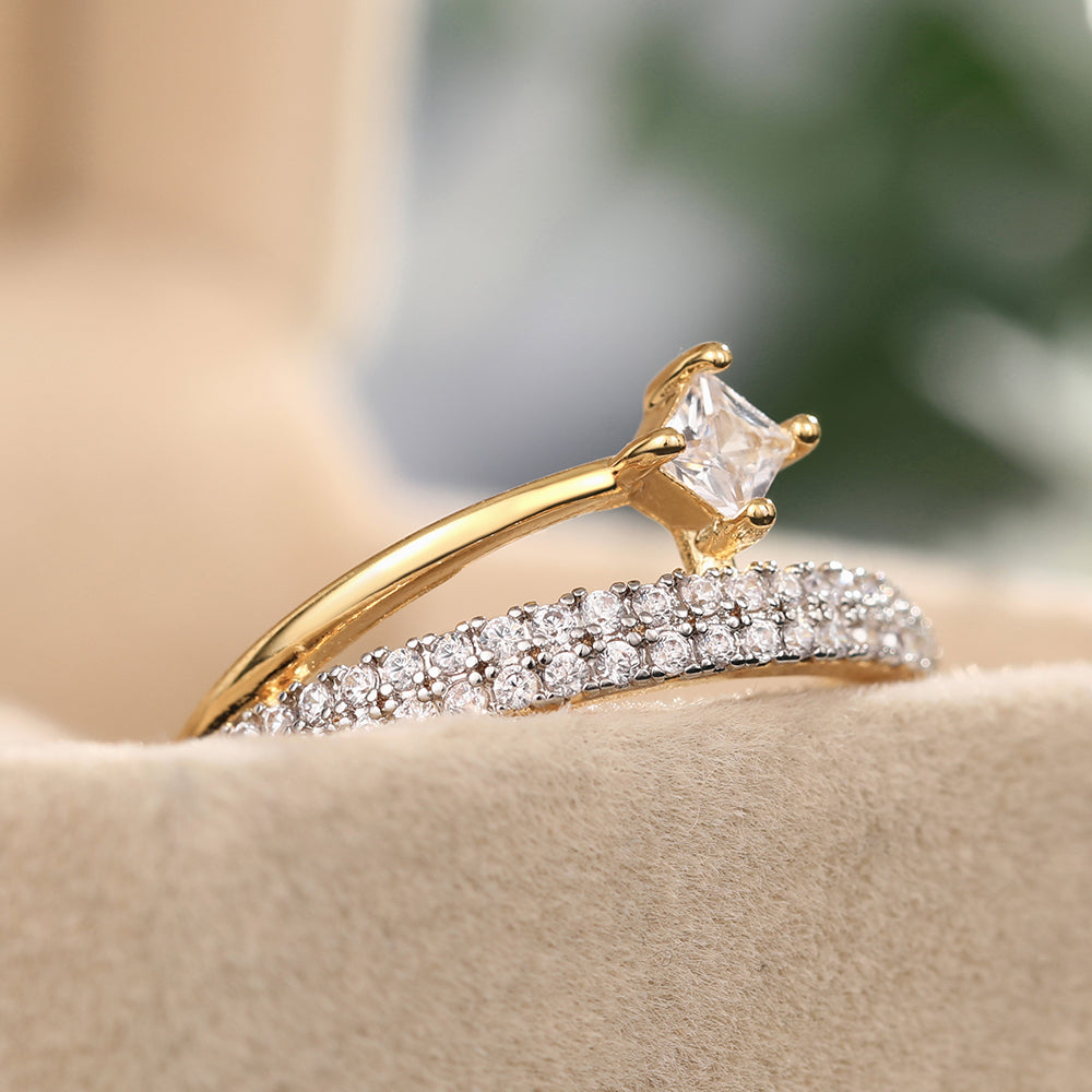 Verstellbare Ringe 18k vergoldet