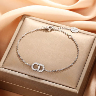 Damen Silber  Armband 18k vergoldet