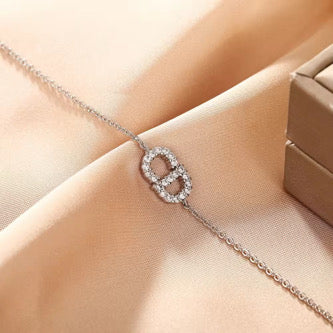 Damen Silber  Armband 18k vergoldet