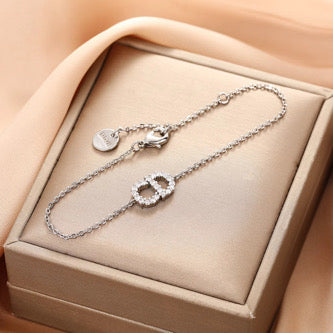 Damen Silber  Armband 18k vergoldet