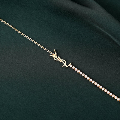 Damen Armband Edelstahl 18k vergoldet