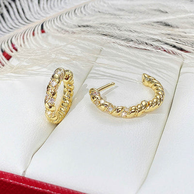 Kleine Creolen Gold