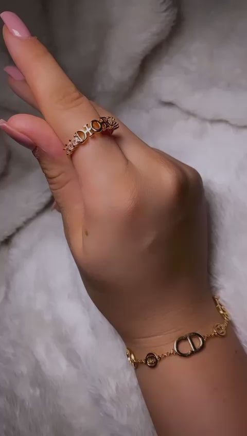 Damen Ring gold
