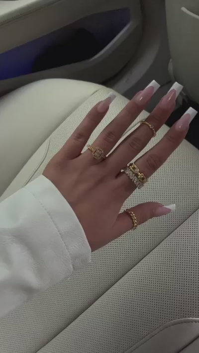 Damen Ring gold