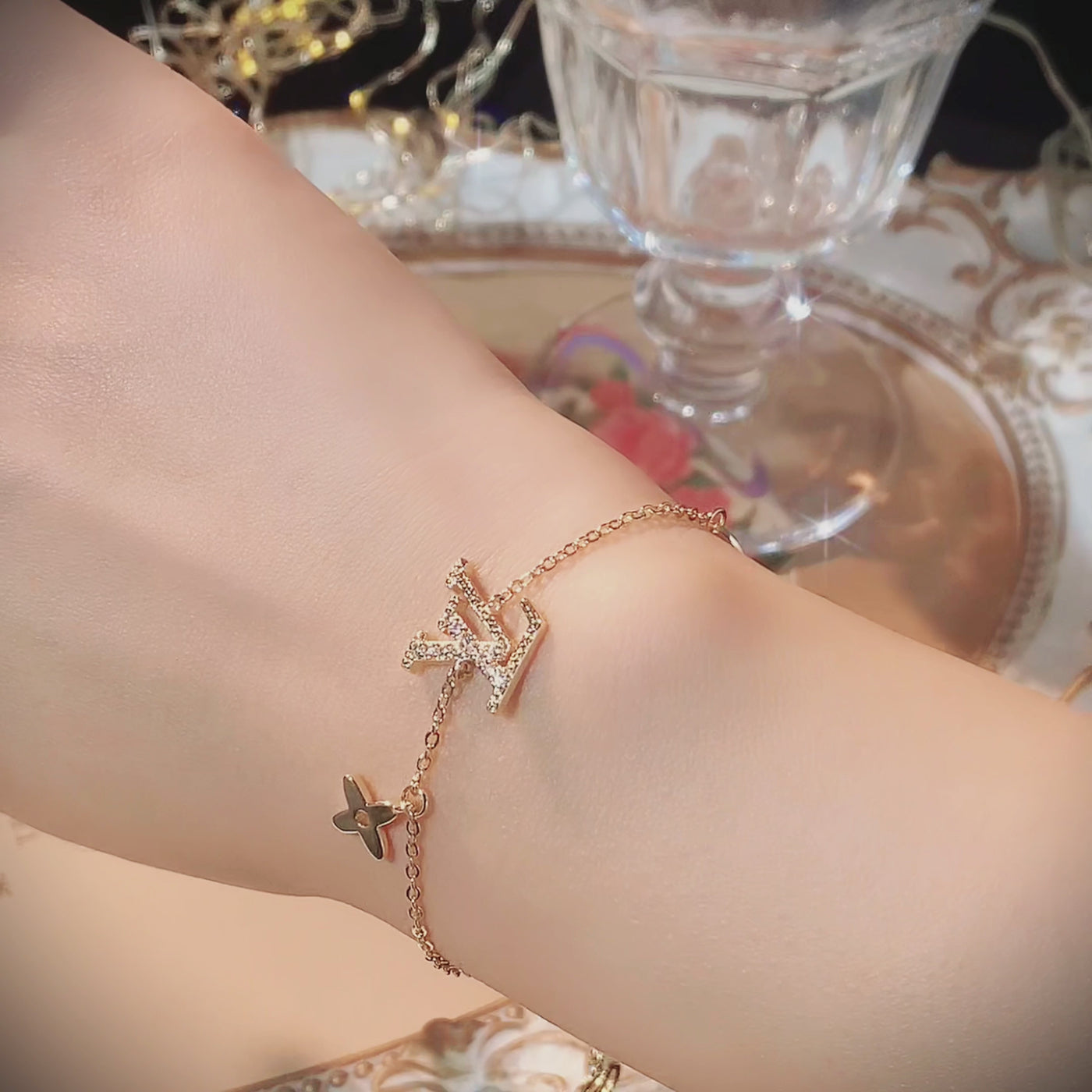 Damen Edelstahl Armband wasserfest