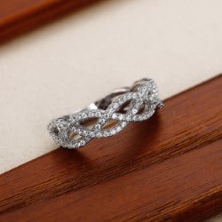 Silber Ringe Edelstahl 100%  Wasserfest