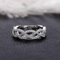 Silber Ringe Edelstahl 100%  Wasserfest