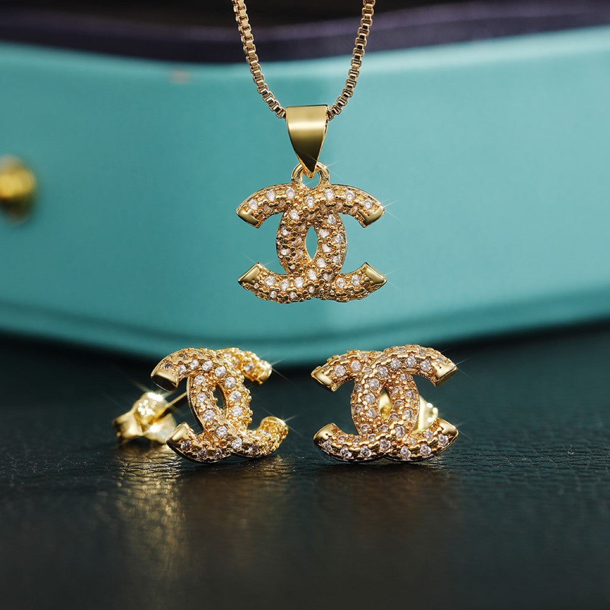 Sterling Silber Set Wasserfester schmuck