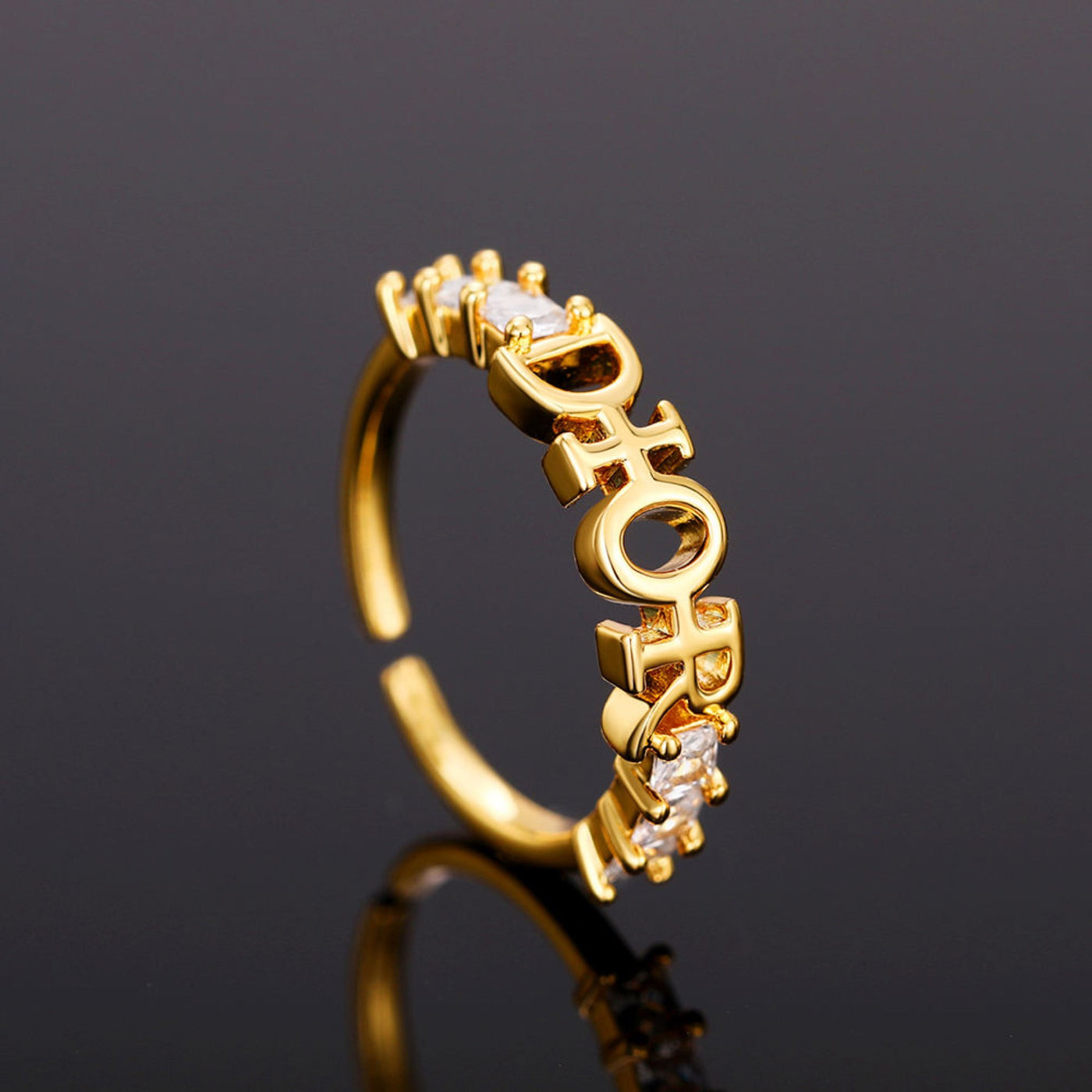 Damen Ring gold