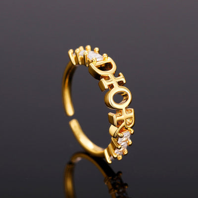 Damen Ring gold
