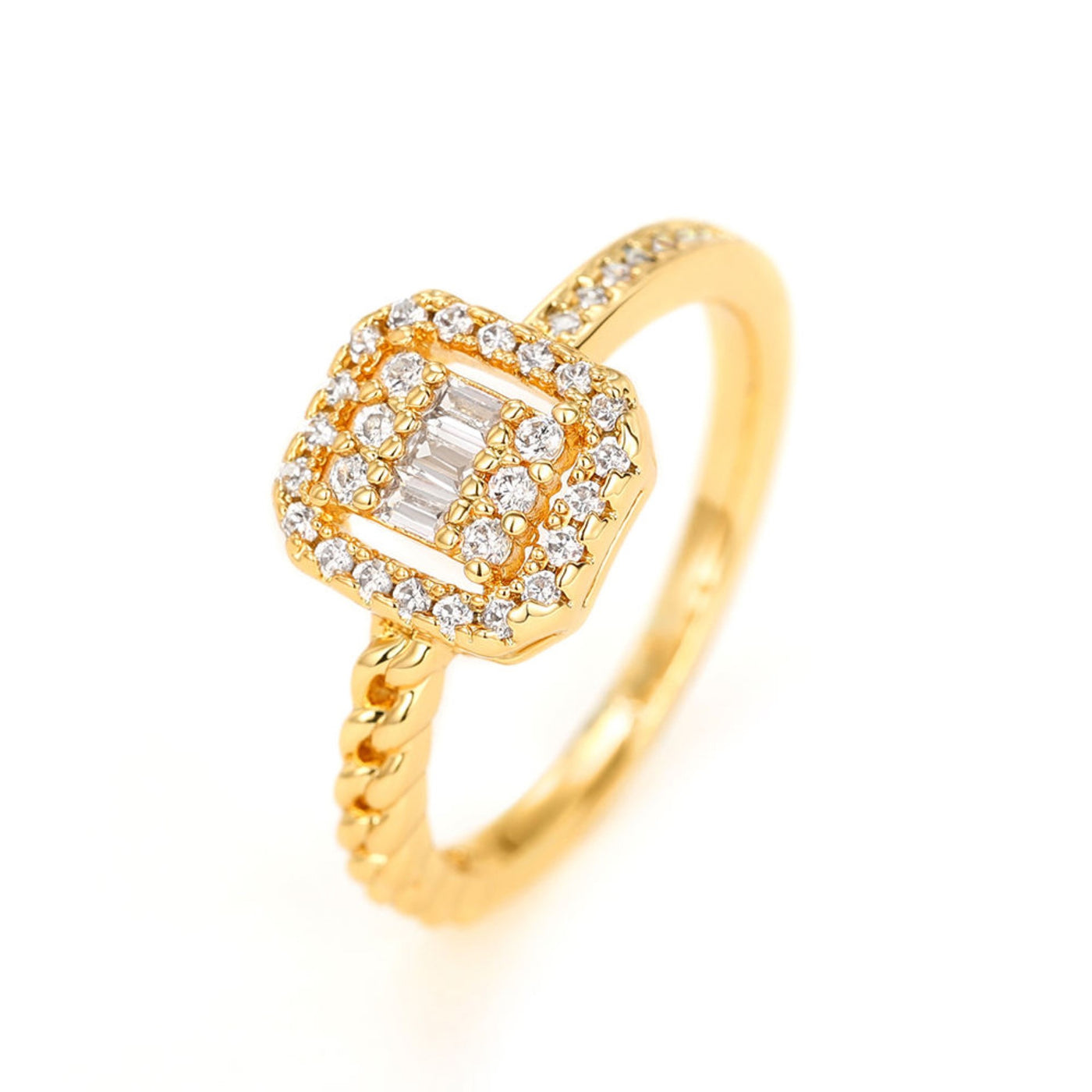 Damen Ring gold