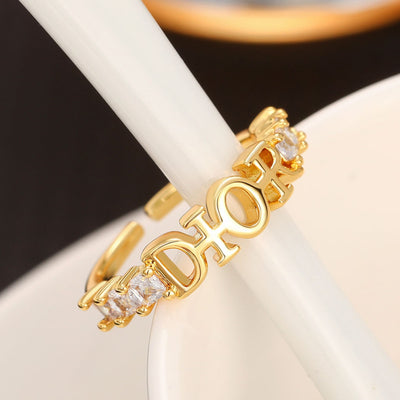 Damen Ring gold