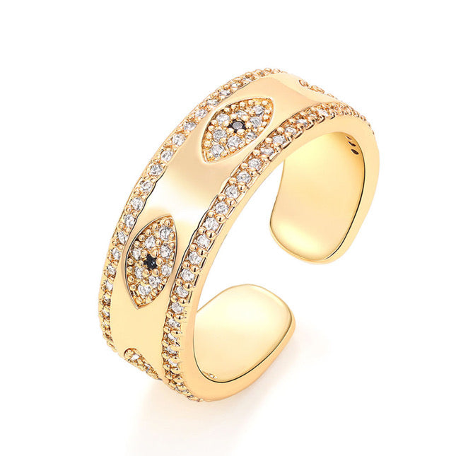 Nazar Auge Ring Gold