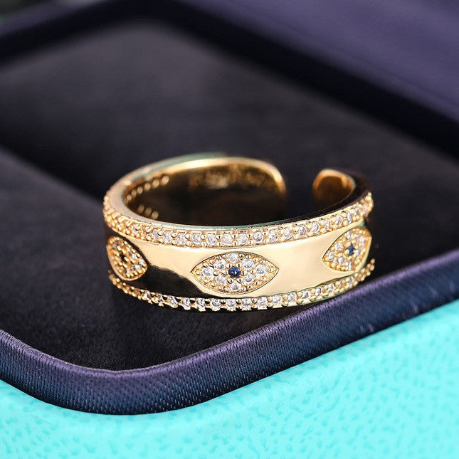 Nazar Auge Ring Gold