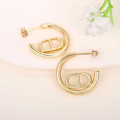 Goldketten-Ohrringe-Armbandset