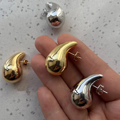 Ohrringe Gold, Waterdrop Goldene
